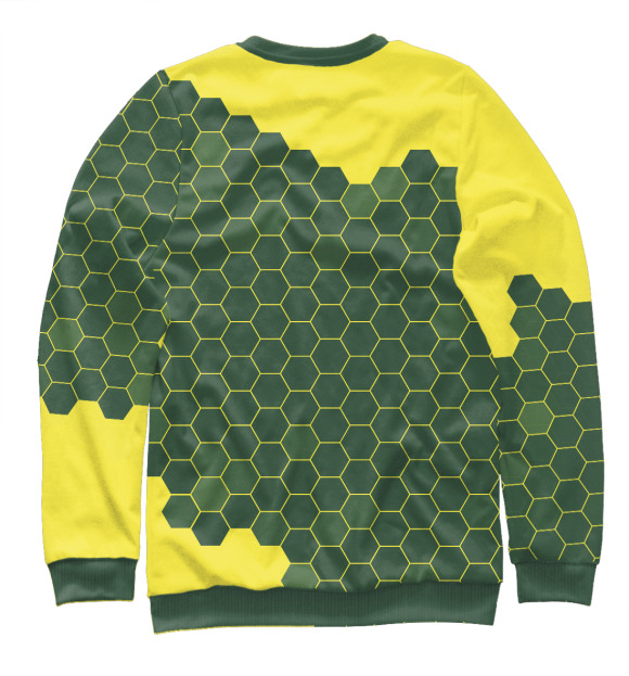 Мужской свитшот с изображением Brawl Stars Leon / Леон цвета Белый