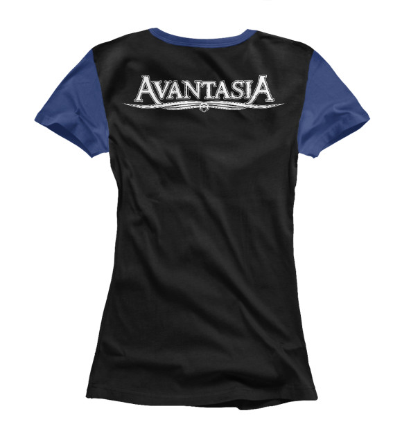 Женская футболка с изображением Avantasia цвета Белый
