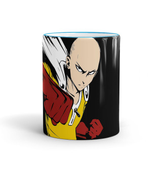 Кружка One-Punch Man сайтама черный