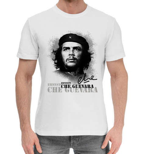 Хлопковые футболки Print Bar Че Гевара (белый фон) цена и фото