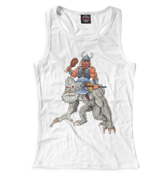 Женская майка-борцовка с изображением Крэг Хэк цвета Белый