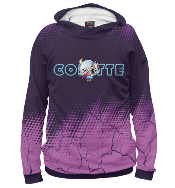 Мужское худи с изображением Brawl Stars Colette / Колетт цвета Белый