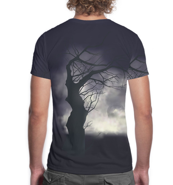 Мужская футболка с изображением Дима Масленников цвета Белый