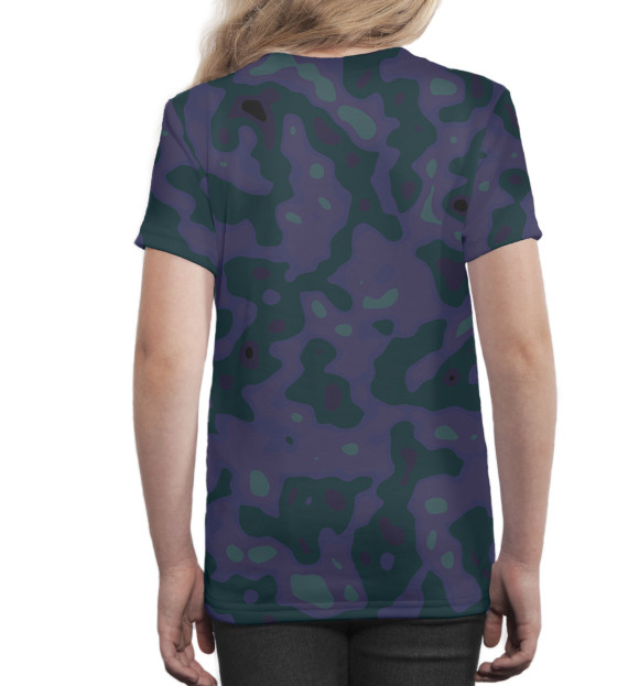 Футболка для девочек с изображением JDM цвета Белый