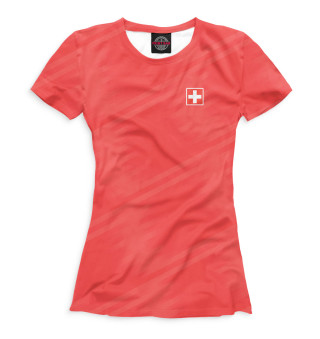 Женская футболка Сборная Швейцарии