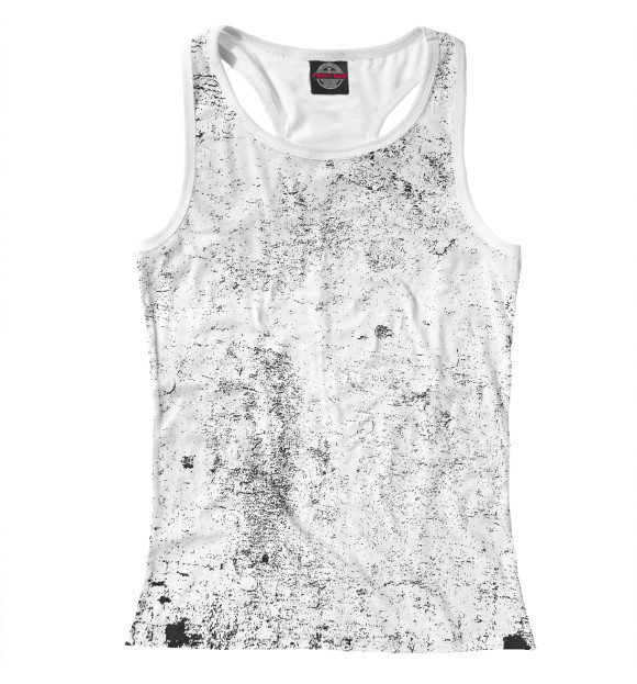 Женская майка-борцовка с изображением Абстракция цвета Белый