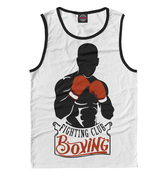 Майка для мальчика с изображением Fighting club цвета Белый