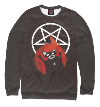 Свитшот для мальчиков Злой котэ 666