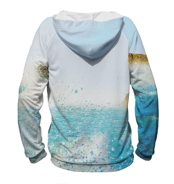 Мужское худи с изображением Mitsubishi цвета Белый