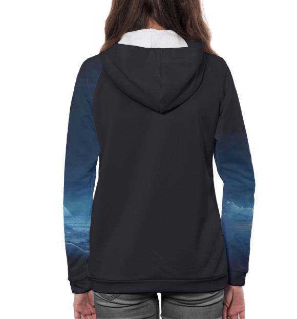 Женское худи с изображением Титаник цвета Белый