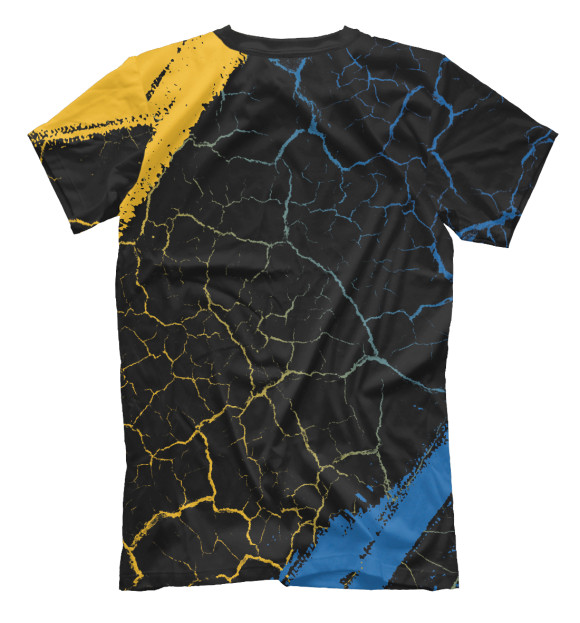 Мужская футболка с изображением Валера | Волк цвета Белый