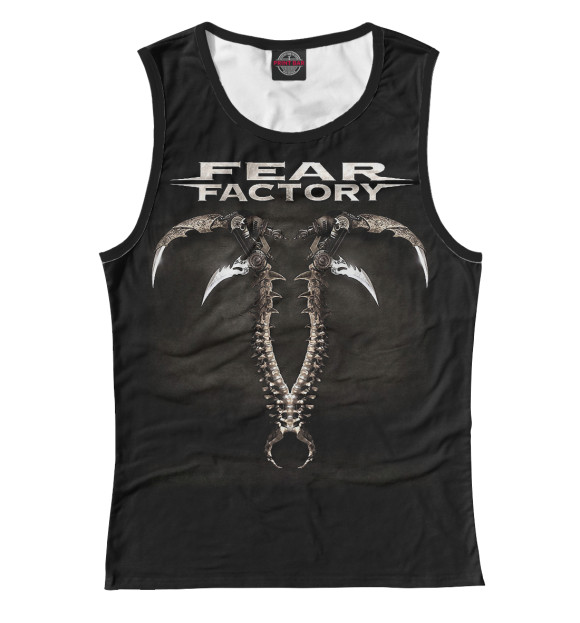 Майка для девочки с изображением Fear Factory цвета Белый