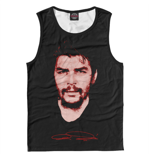 Мужская майка с изображением Че Гевара цвета Белый