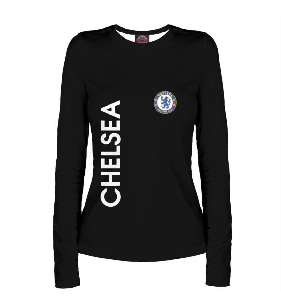Женский лонгслив с изображением Chelsea цвета Белый