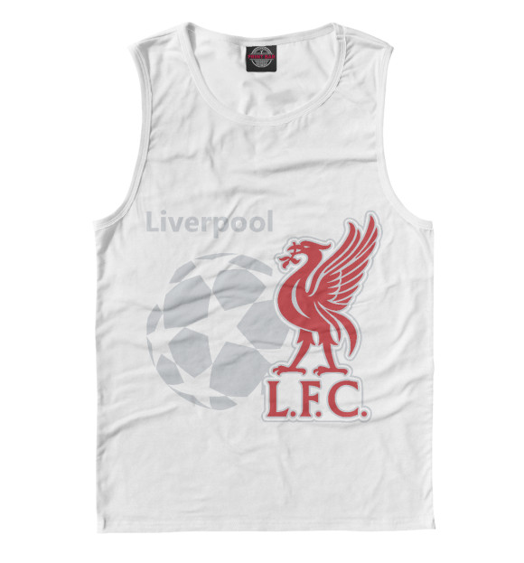 Майка для мальчика с изображением Liverpool FC цвета Белый