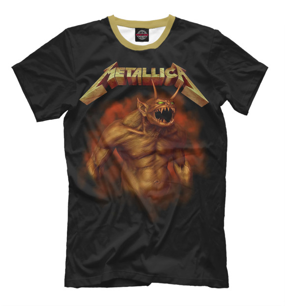 Футболка для мальчиков с изображением Metallica цвета Белый