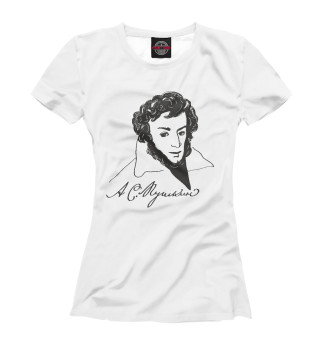 Женская футболка А. С. Пушкин