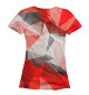 Футболка для девочек Red abstract