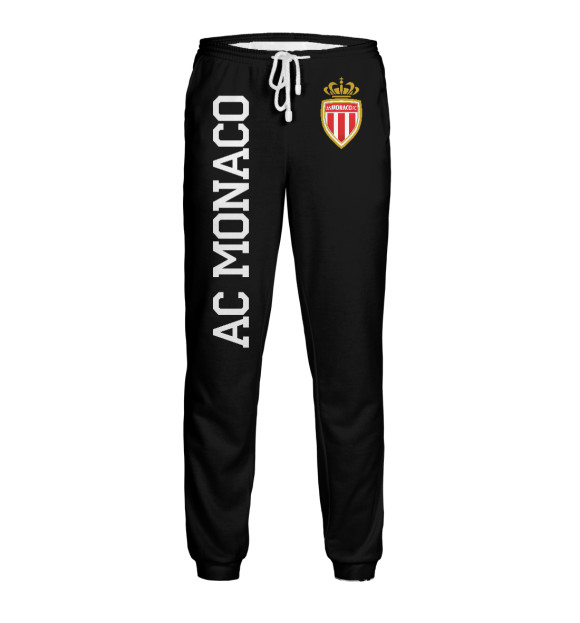 Мужские спортивные штаны с изображением Monaco цвета Белый