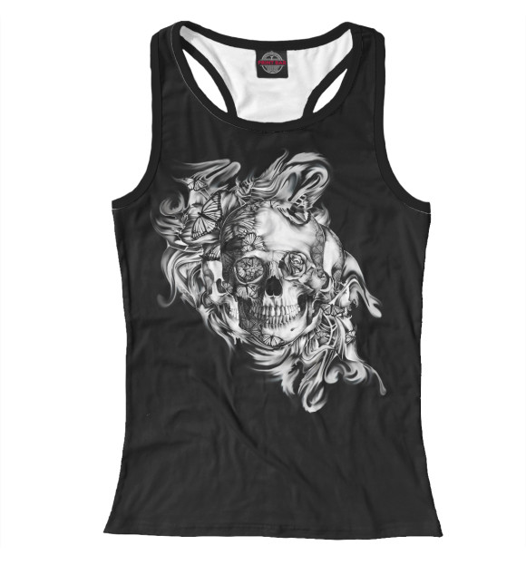 Женская майка-борцовка с изображением Готика цвета Белый