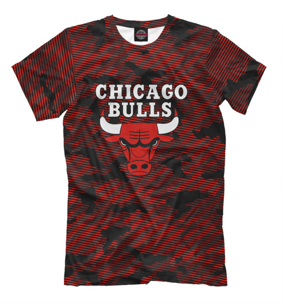 Футболка для мальчиков с изображением Chicago Bulls цвета Белый
