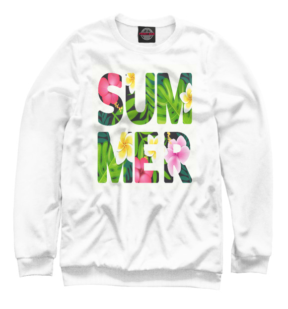 Свитшот для мальчиков с изображением Summer цвета Белый