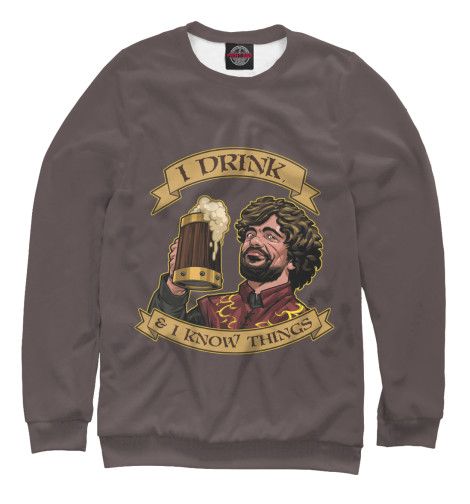 

Свитшоты Print Bar, Белый, Тирион