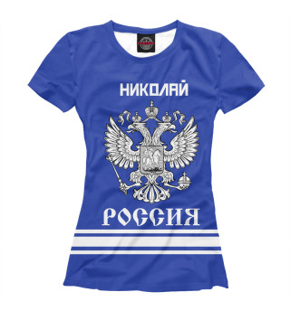 Футболка для девочек НИКОЛАЙ sport russia collection