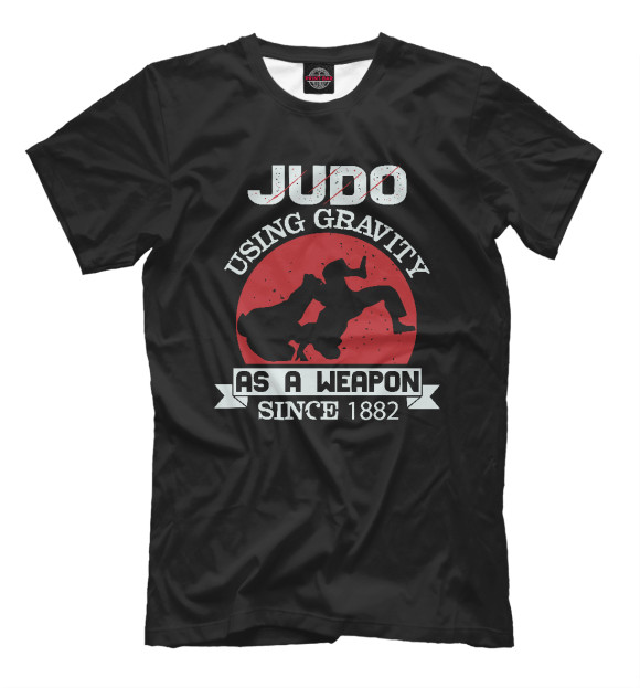 Футболка для мальчиков с изображением Judo 1882 цвета Белый