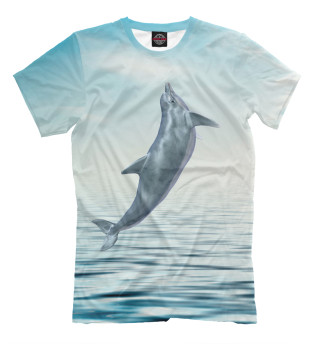 Мужская футболка Дельфин