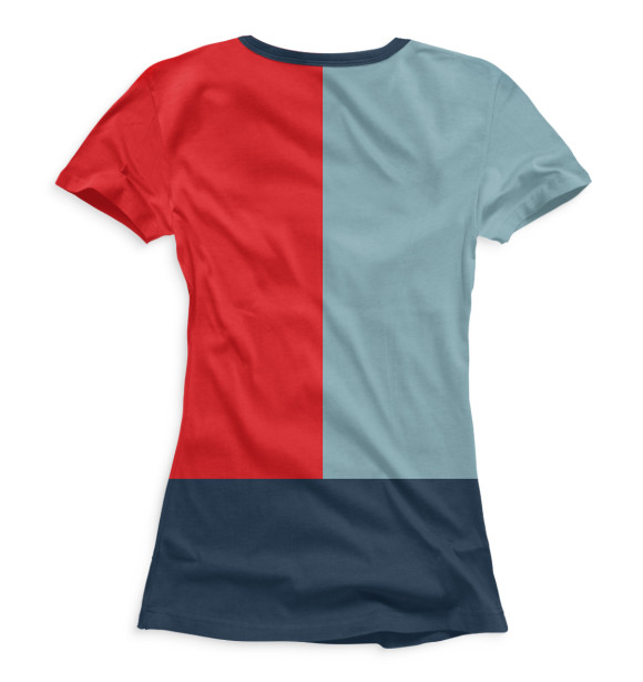 Женская футболка с изображением Джей Ди цвета Белый