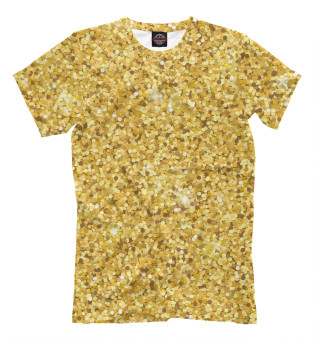 Мужская футболка Золотые блестки