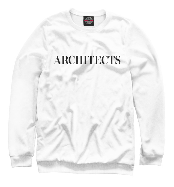 Свитшот для девочек с изображением Architects цвета Белый