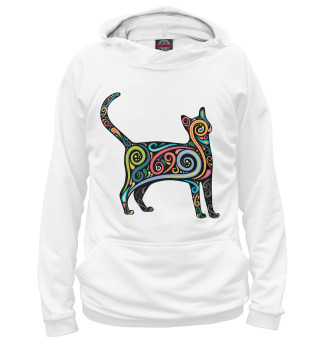 Мужское худи Кошка