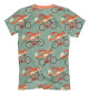 Мужская футболка Лисички на велосипеде