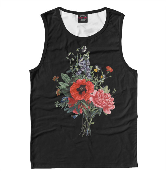 Мужская майка с изображением For you цвета Белый