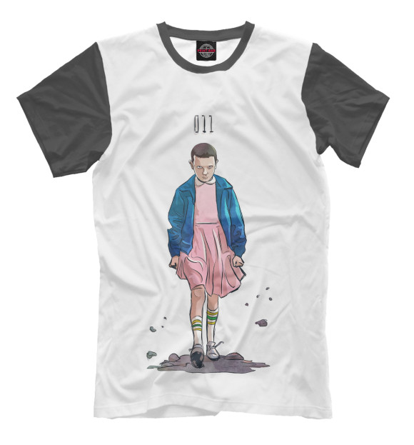 Футболка для мальчиков с изображением Оди цвета Молочно-белый