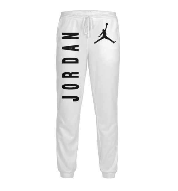 Мужские спортивные штаны с изображением Michael Jordan цвета Белый