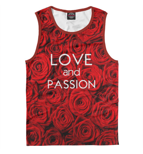 

Майки Print Bar, Белый, Love & Passion