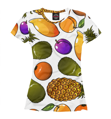 

Футболки Print Bar, Белый, Фрукты