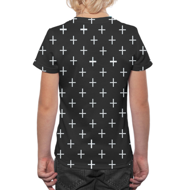 Футболка для мальчиков с изображением Смерть с косой цвета Белый