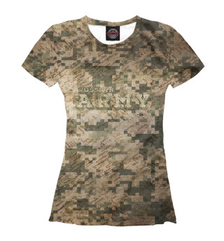 Женская футболка Russian Army