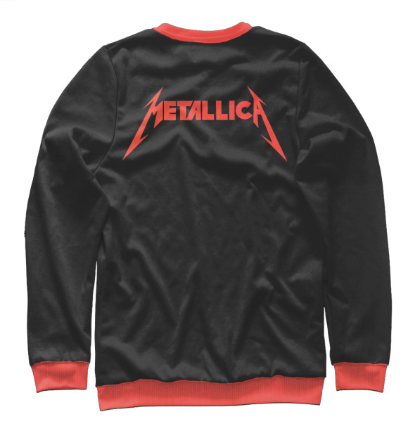 Свитшот для мальчиков с изображением Metallica цвета Белый