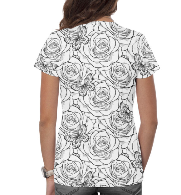 Женская футболка с изображением Ганнибал цвета Белый