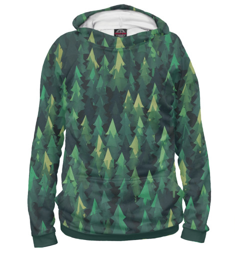 

Худи Print Bar, Белый, Simple forest