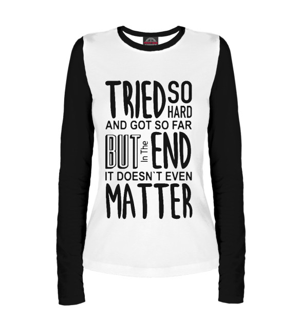 Женский лонгслив с изображением Linkin Park цвета Белый