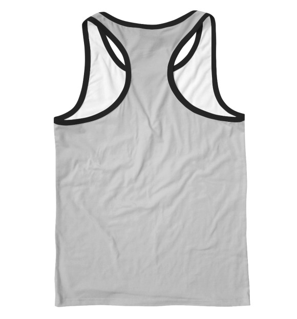 Мужская майка-борцовка с изображением SAMBO СССР цвета Белый