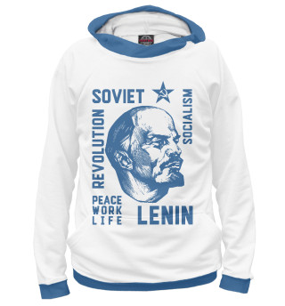 Худи для девочки Ленин
