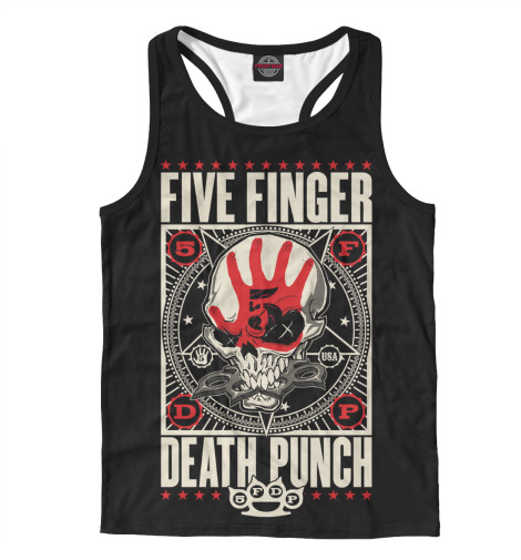 

Майки борцовки Print Bar, Белый, Five Finger Death Punch
