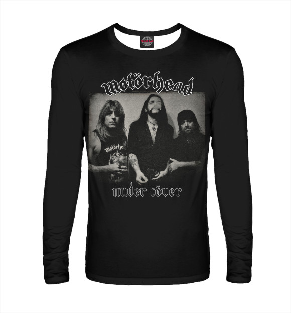 Мужской лонгслив с изображением Motorhead цвета Белый
